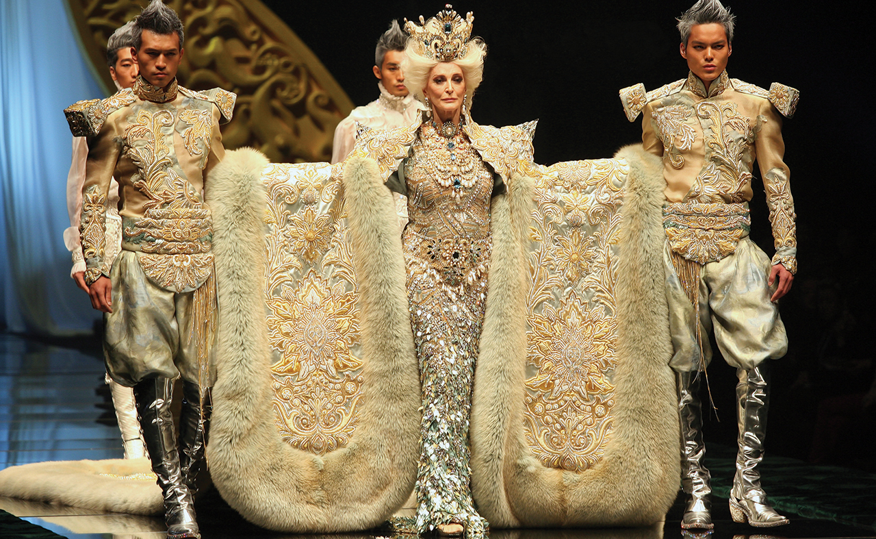 Couture gown creations by Guo Pei